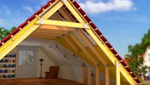Особенности монтажа двухскатной крыши из профнастила
