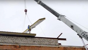 Кровля из сэндвич-панелей: технология монтажа, минимальный уклон, узлы примыкания