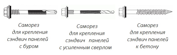 чем крепить сэндвич-панели